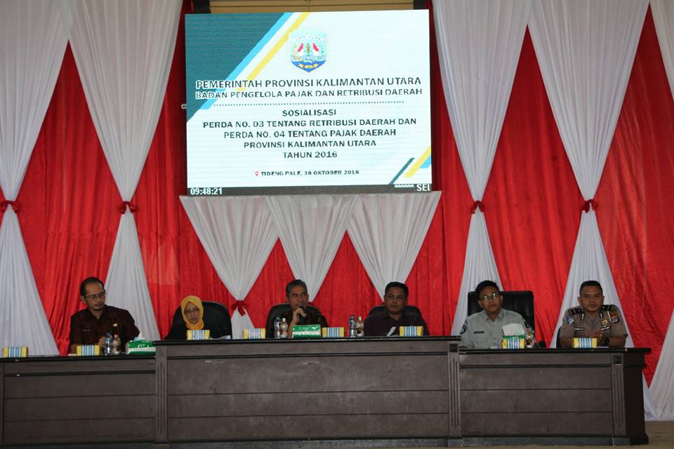 Sosialisasi Perda retribusi Daerah dan Perda Pajak Daerah Provinsi Kaltara Tahun 2016